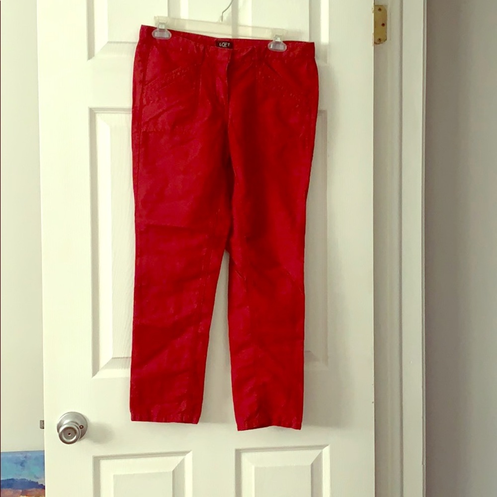 LOFT cropped chinos capris